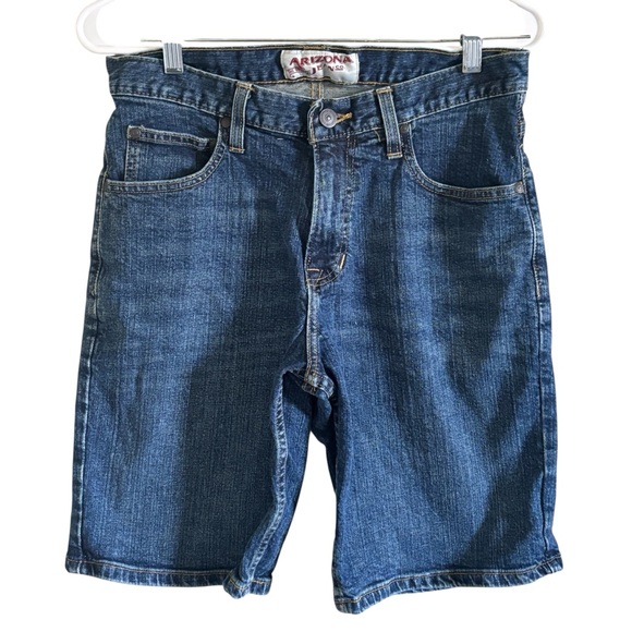 Arizona Jean Co Men's Classic Blue Jean Shorts - Picture 1 of 4